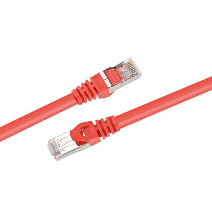 Cat6a SSTP 26AWG 10GB Molded Network Ethernet  Patch Cable - Red - PrimeCables®
