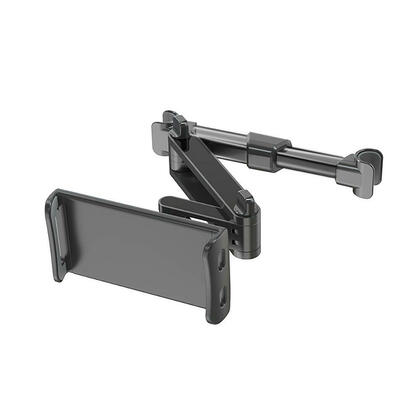 Support de téléphone/tablette rétractable rotatif à 360° pour voiture, noir - PrimeCables®