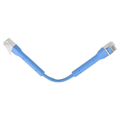FlexConnect Slim Patch Cord CAT6A 32AWG U/FTP - Pure Copper, Blue - PrimeCables®