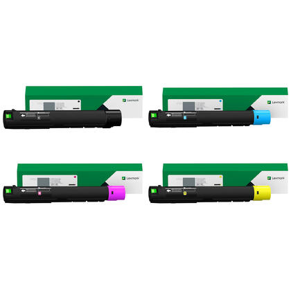 Lexmark 85 Lexmark 85D0H Original High Yield Toner Combo - BK/C/M/Y