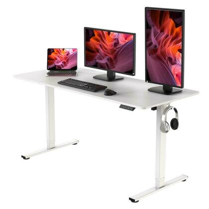 Single Motor Electric Height Adjustable Sit-Stand Desk Frame with 4 Memory Heights - PrimeCables®
