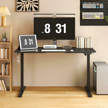 Single Motor Electric Height Adjustable Sit-Stand Desk Frame with 4 Memory Heights - PrimeCables®