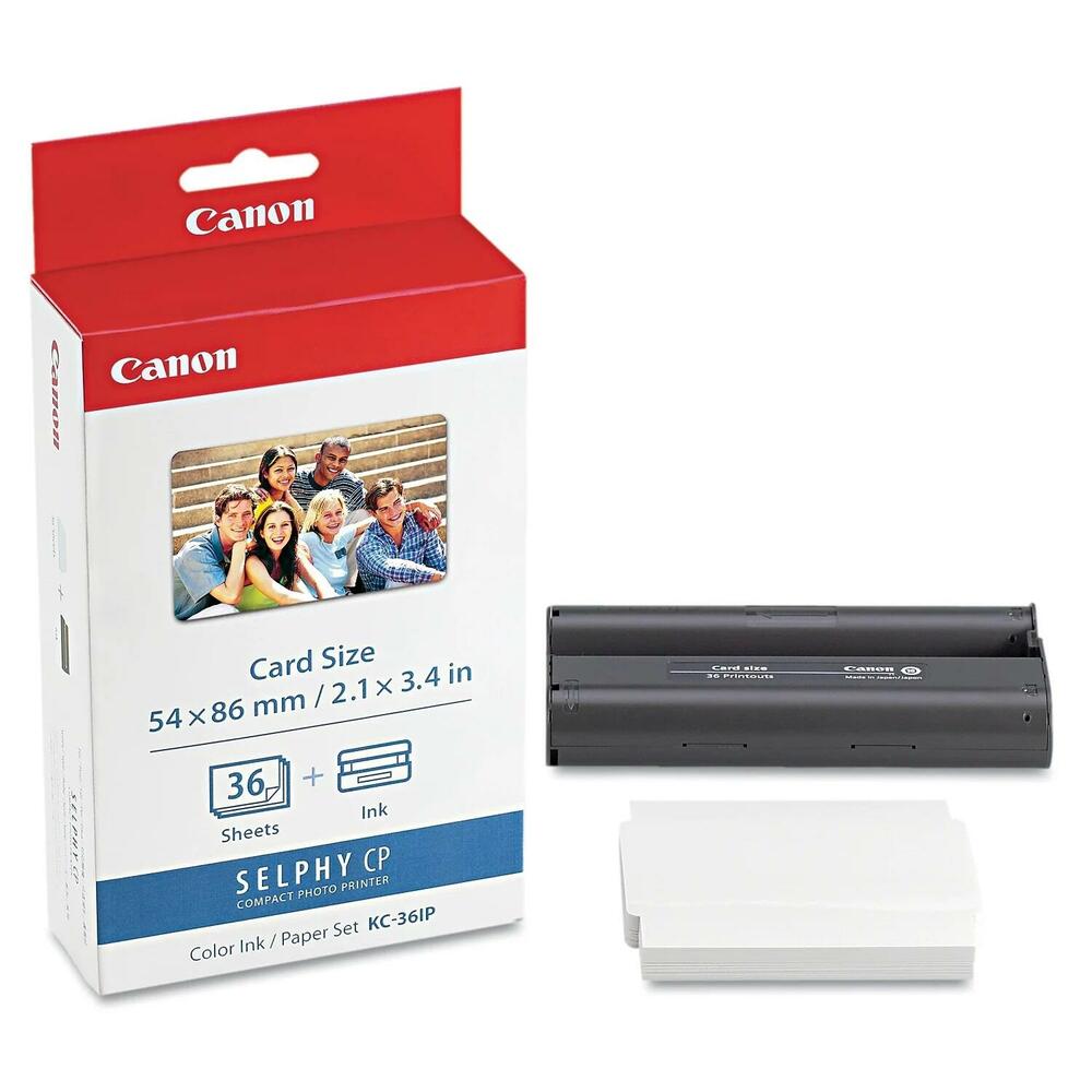 Canon KC-36IP Original Color Ink & Label Sticker Set