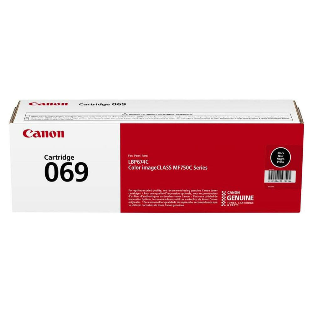 069 Color Code Canon 069 5094C001 cartouche de toner originale noire