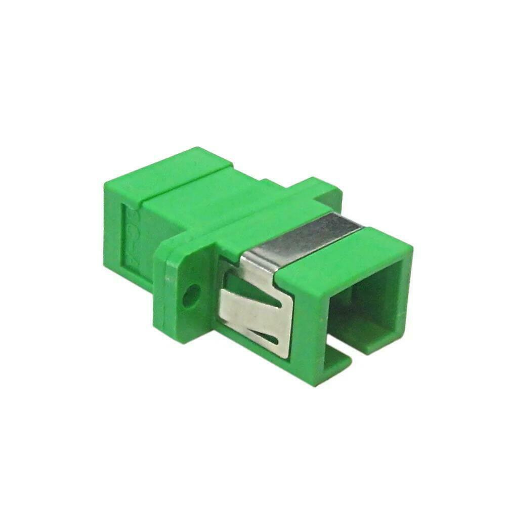 Adaptateur fibre SC/SC APC F/F monomode simplex, céramique, montage sur ...