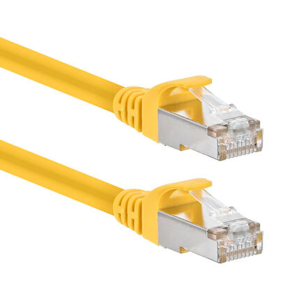 Cat6a SSTP 26AWG 10GB Molded Network Ethernet Patch Cable - Yellow - PrimeCables®