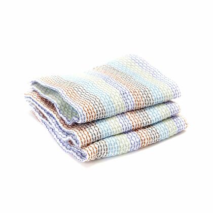 TIDY™ Dish Cloths Multi-colour,100% Organic Cotton, 3 Pack - Full Circle
