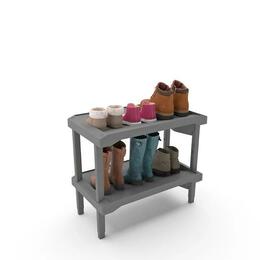 BOOT RACK WITH CONTAINERS CHANNELING WATER   2 TIER GREY WITH FOOTWEAR   RAKABOT PLASTICO 720x(1)