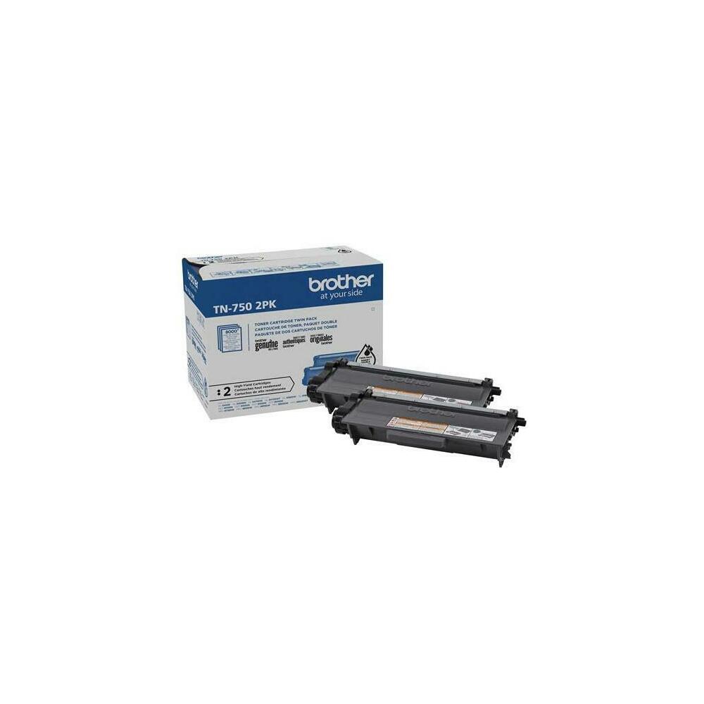 Tn750 Brother TN750 Original Black Toner Cartridge High Yield