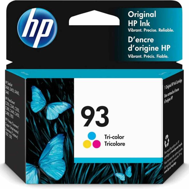 HP 93 C9361W OEM DeskJet D4145 HP 93 C9361WN Original Tri Color Ink Cartridge