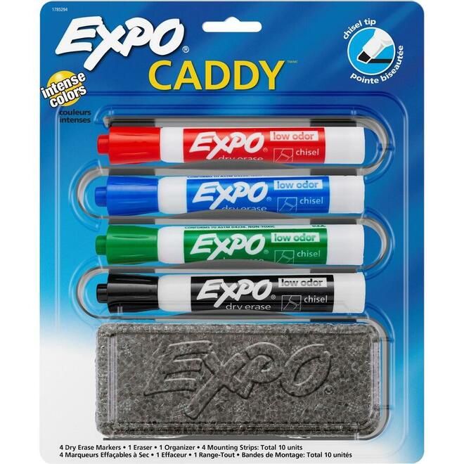 840 1785294 Markers Expo Caddy Recycled Dry Erase Marker White Board Eraser Organizer