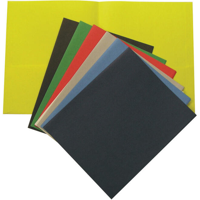 Hilroy n 740 06 330 Report Covers Hilroy DUO TANG Report Cover Letter Size Random Colours 1 cover per pack