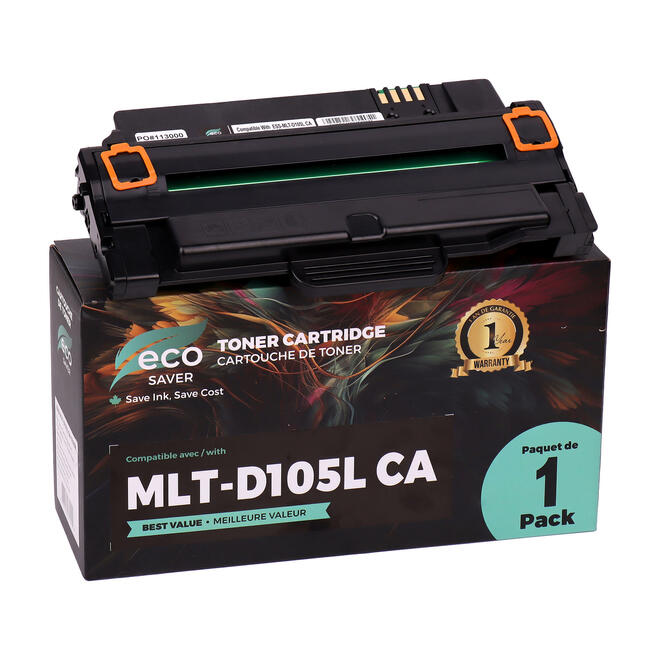 EcoBox MLT D105L C EcoBox ML 2525W Samsung MLT D105L Compatible Black Toner Cartridge Economical Box
