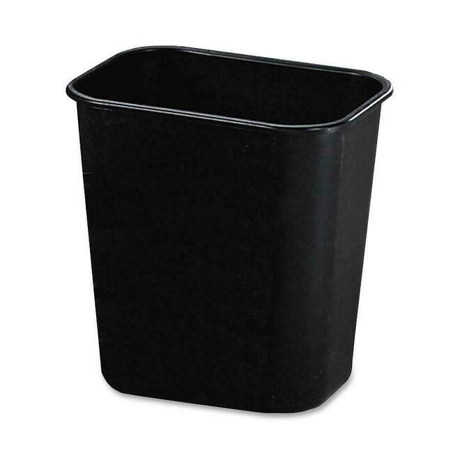 395 FG295600BLA Maintenance and Janitorial products Rubbermaid Commercial Products Plastic Rectangular Wastebasket