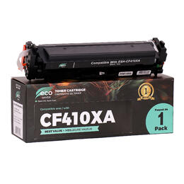 EcoBox HP410X CF410X EcoBox Color LaserJet Pro M452dw Compatible HP 410X CF410X Black Toner Cartridge High Yield Economical B