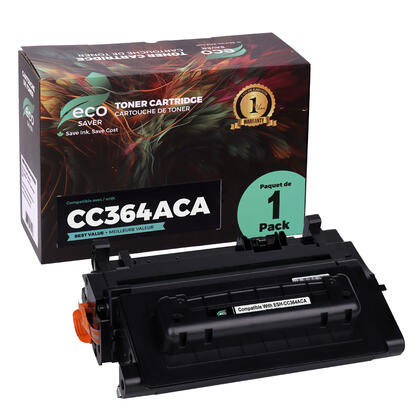 Compatible HP 64A CC364A cartouche de toner noire - Eco-saver