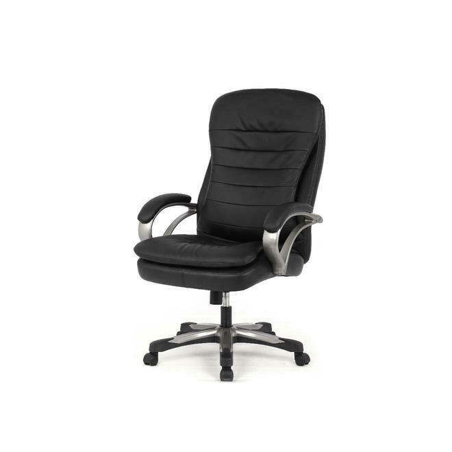 Moustache MOFC 3600 BK Office Chairs Big Tall Executive Office Chair 400 lb Weight Capacity Black Moustache