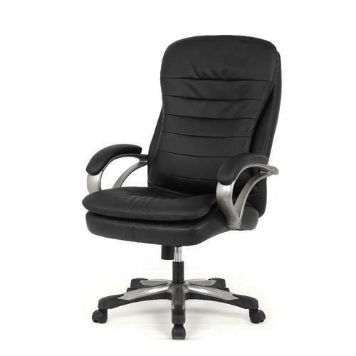 Moustache MOFC 3600 BK Office Chairs Big Tall Executive Office Chair 400 lb Weight Capacity Black Moustache