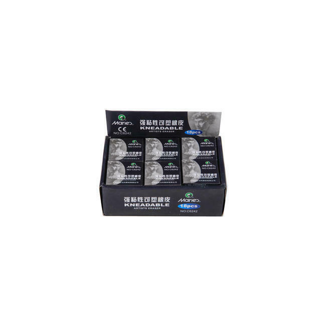 Marie s Art Factory C6242 Erasers Correction Marie s Enhanced Kneadable Eraser Box of 18