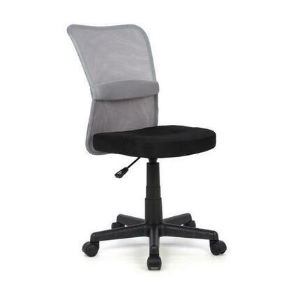 Fauteuil de bureau pivotant à 360 ° en tissu maillé, sans accoudoirs, dossier central - Moustache®