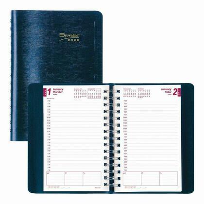 Brownline® 2025 Agenda Quotidien Essentiel, 8 x 5 po, Anglais, 292623