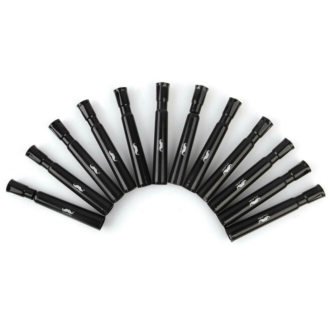 Moustache MOS PY106600BK Markers Permanent Markers Chisel Tip 4 mm 12 Box Moustache