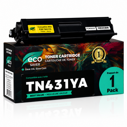 Brother TN431Y cartouche de toner compatible jaune 1800 pages - Eco-Saver