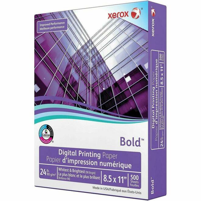 Xerox n 906 3R11540 Copy Multiuse Paper Xerox Bold Digital Printing Paper 24 lb 98 Bright Letter Legal 11 x 17 500 Sheets Rea
