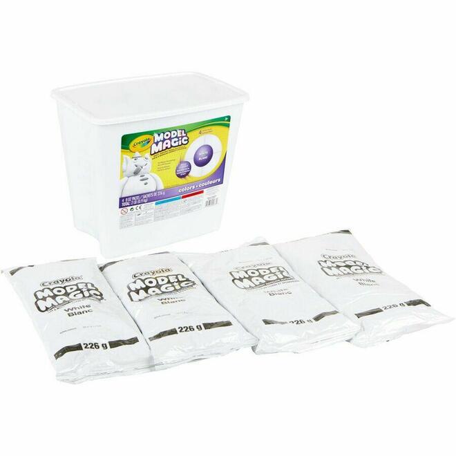 Crayola 145 57 4400 Arts Crafts Crayola Model Magic Modelling Clay 907g White 613620