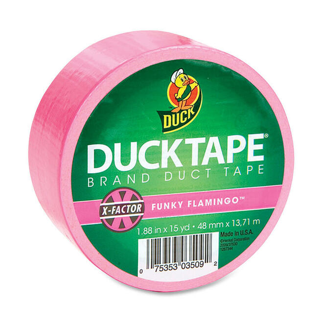 Duck 281 1265014 Decorative Tape Duck Brand Color Duct Tape Red 1 88 Inches x 20 Yards Single Roll