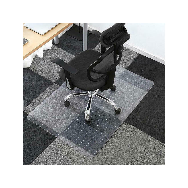Moustache MO RE WS Chair Mats Translucent Chair Mat with Spikes for Carpet Rectangle PVC Moustache