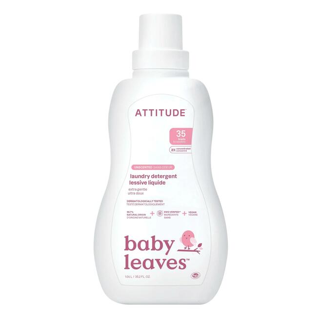 attitude LVTH 626232120332 Baby Supplies Baby Laundry Detergent Fragrance Free 35 Loads 1 05L ATTITUDE