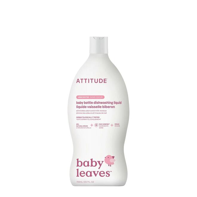 attitude LVTH 626232131796 Baby Supplies Little Ones Baby Bottle Dishwashing Liquid Fragrance Free 700mL ATTITUDE