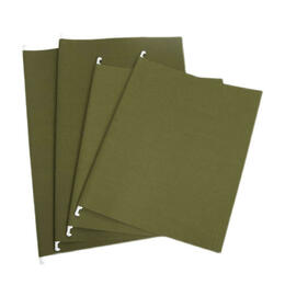451b2 Other Brands FF X8511 Letter Hanging Files Office Reinforced Hanging File Folders with Tabs and Label Sheets Army Green
