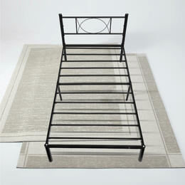 bc321 Enduran Cab HYE 14T Furnitures Cabinets Twin Size Bed Frame with Headboard Heavy Duty Metal Slats Bed Frame Enduran 
