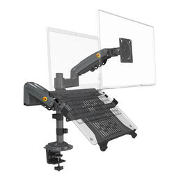 Cab NB H180 Monitor Desk Mounts Dual Monitor Desk Stand H180 Fits most 22 to 32 x2 displays