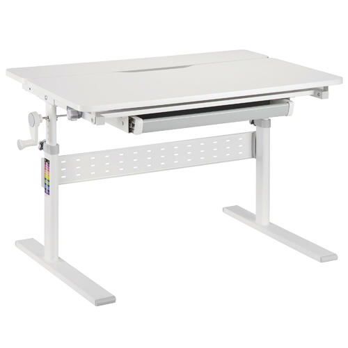 PrimeCables Cab PC 07950 Monitor Desk Mounts Children s Multi Functional Ergonomic Height Adjustable Desk Grey PrimeCables
