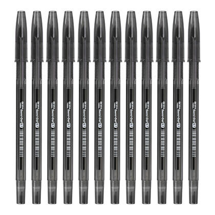 Stylos semi-gel pour écriture fluide, pointe fine 0,7 mm, lot de 12 - BEIFA