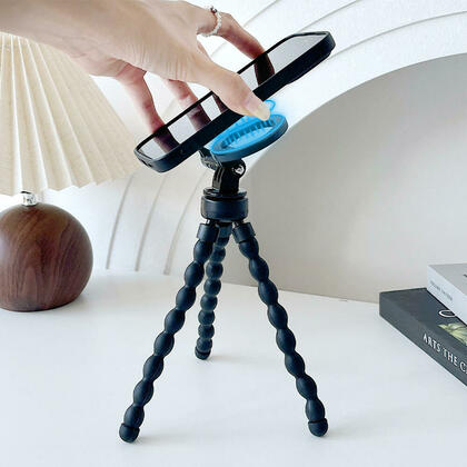 Support téléphonique universel avec trépied magnétique flexible, pliable et portable