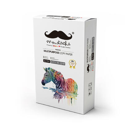 Moustache® Papier Copie Premium, 8.5" x 14" Legal, 80gsm, Blanc Éclatant 95, 500 Feuilles/Rame