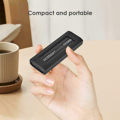 Boîtier pour SSD M.2 NVMe/SATA USB 3.2 Gen 2 10 Gbps avec coque anti‑chocs - PrimeCables®