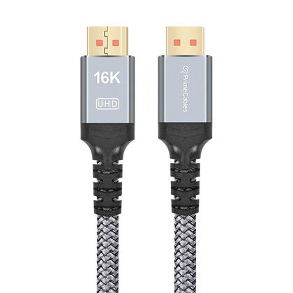 Câble DisplayPort 2.1 16K@60Hz, 8K@120Hz, 4K@240Hz, Bande Passante 80Gbps - PrimeCables®