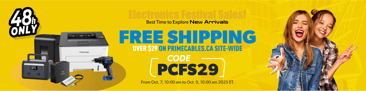Free shipping on orders over $29 (Promo Code: PCFS29)