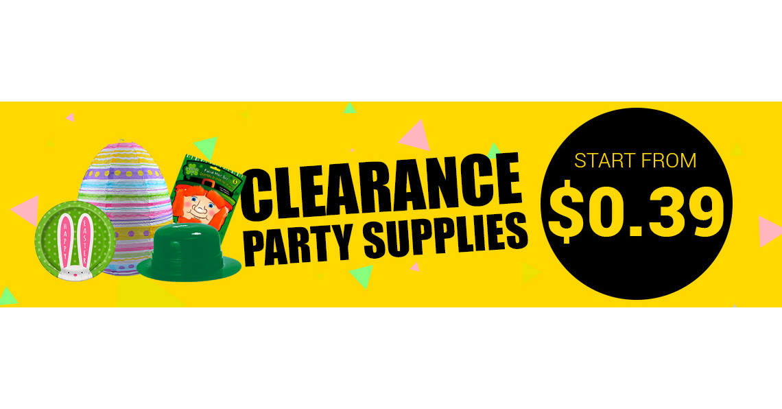 Clearance Party Supplies