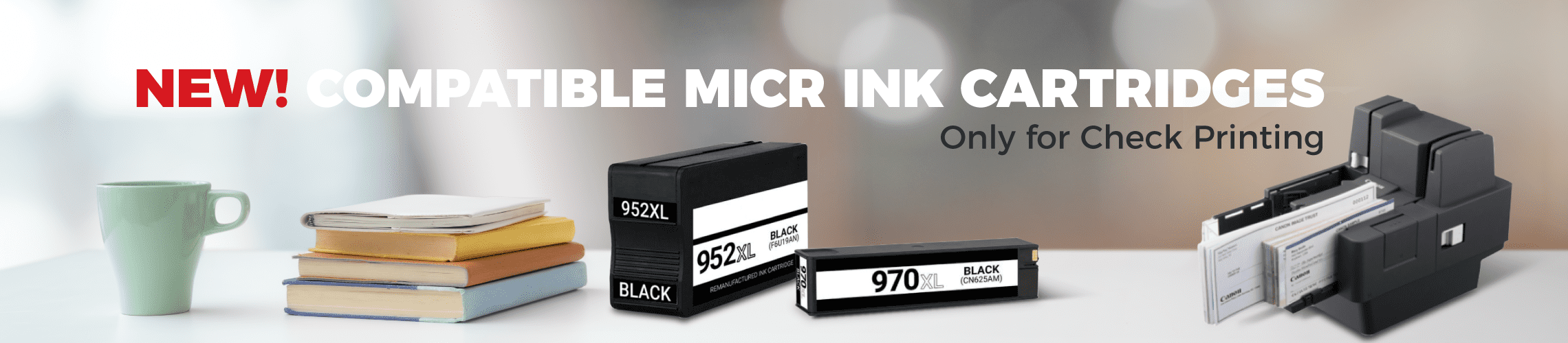 MICR INK CARTRIDGES FOR CHECK PRINTING