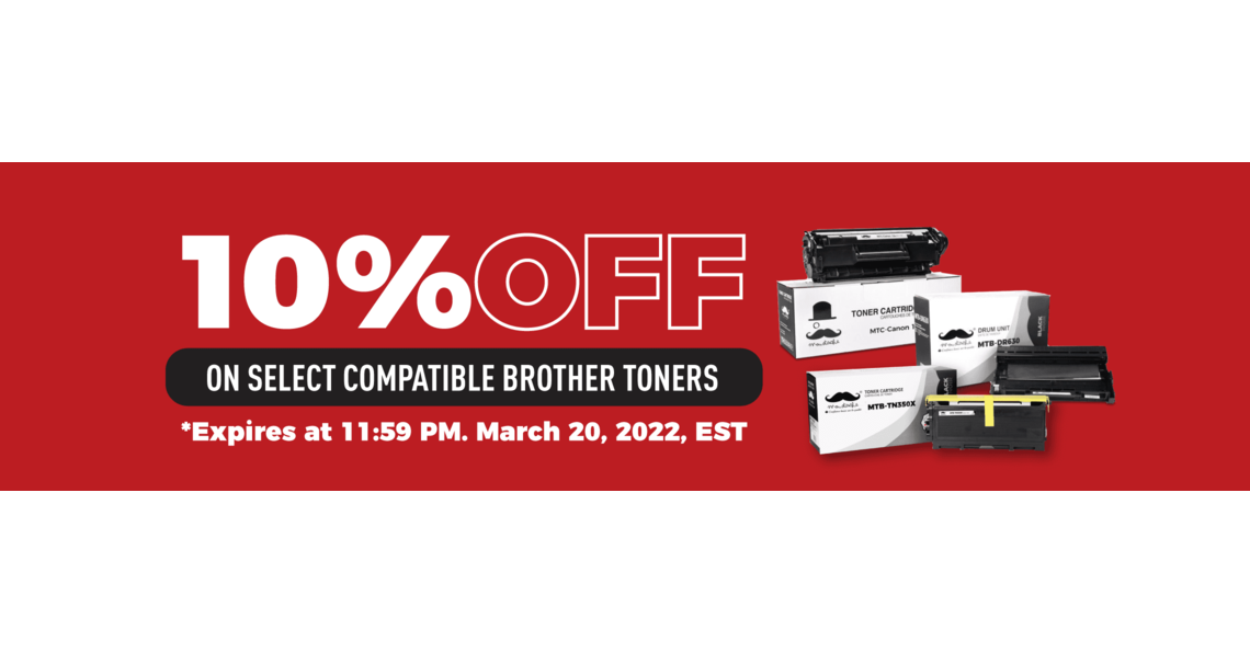 sale on Brother toner cartridges selected