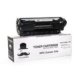 Moustache 104 FaxPhone L120 Canon 104 0263B001AA Compatible Black Toner Cartridge Moustache