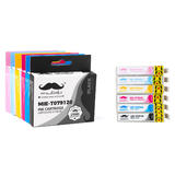 Moustache T079 Value Pack Stylus Photo 1400 Epson 79 T079 Compatible Ink Cartridge Combo High Yield BK C M Y LC LM Moustache