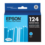 Epson T124220 C OEM Stylus NX125 Epson T124220 Original Cyan Ink Cartridge