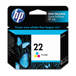 HP 22 C9352AN OEM DeskJet 3910 HP 22 C9352AN Original Tri Color Ink Cartridge